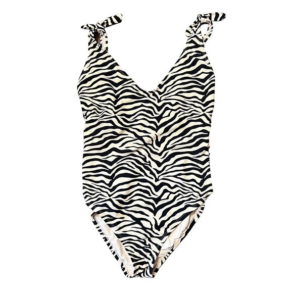 Sanctuary Womens Modern Kitty One Piece Print Full One Piece Swimsuit Large - Picture 1 of 8
